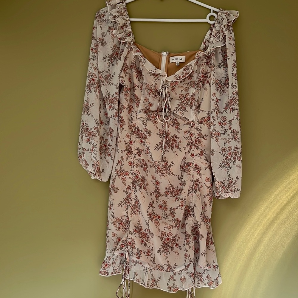 Acoa floral mini dress